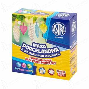 Masa porcelanowa Astra 450g + 3 farby perowe - 2874563519