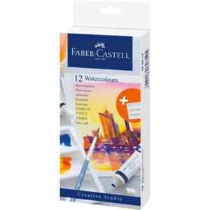 Zestaw farb akwarelowych w tubkach FABER-CASTELL Creative Studio - 12 kolorw - 2875036469