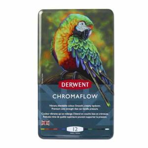 Kredki owkowe Derwent CHROMAFLOW 12 kolorw - 2875157489