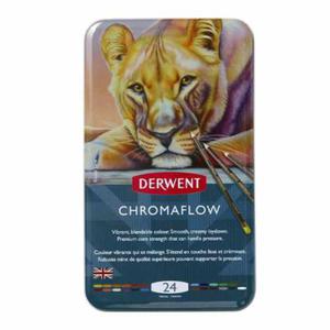 Kredki owkowe Derwent CHROMAFLOW 24 kolory - 2875157490