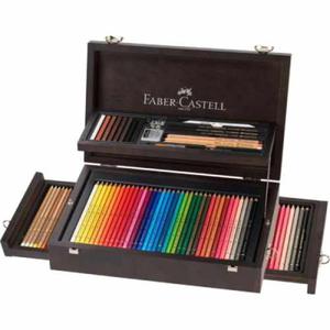 Zestaw artystyczny Faber-Castell Art & Graphic 125 elementw - drewniana kaseta - 2875276561