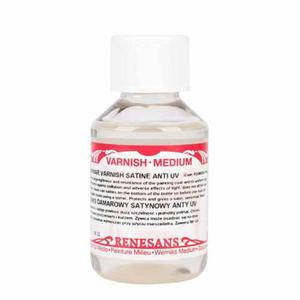 Werniks damarowy kocowy Renesans anty UV - 100ml, satynowy - 2875709047