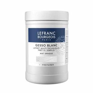 Grunt malarski do farb olejnych i akrylowych, gesso Lefranc & Bourgeois 1000ml - biae - 2876141740