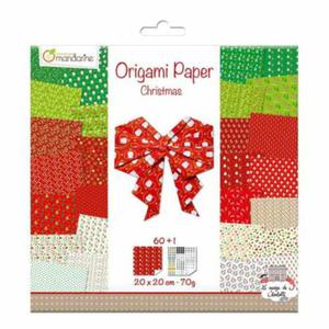 Zestaw papierw origami Avenue Mandarine 20x20cm - zestaw Christmas 2 - 2876915329