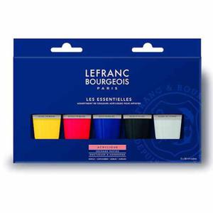 Zestaw farb akrylowych Lefranc & Bourgeois Fine 5 x 80ml - 2877158724
