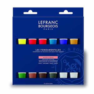 Zestaw farb akrylowych Lefranc & Bourgeois Fine 12 x 20ml - 2877158727