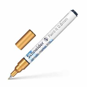 Flamaster, marker metaliczny SCHNEIDER Paint-It- zoty - 2878860204