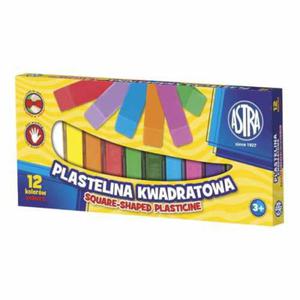 Plastelina Astra 12 kolorw - kwadratowa - 2824730968