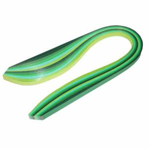 Paski do quillingu 3mm, 130g - odcienie zieleni - 2824731899