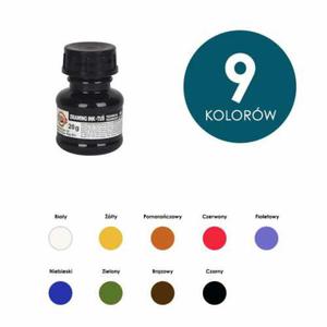 Tusz krelarski rysunkowy Koh-I-Noor 20g - rne kolory - 2824732598