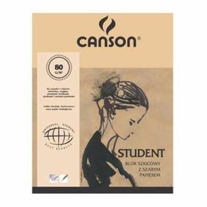 Blok szkicowy Canson Student z papierem kraft - 80g, 100k., A4 - 2824732903