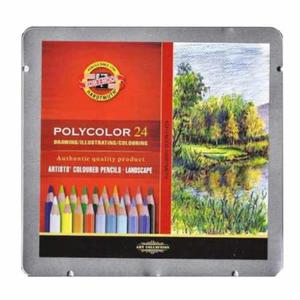 Kredki Koh-i-noor Polycolor DRAWING LANDSCAPE - 24 kolory w metalowej kasecie - 2824733976