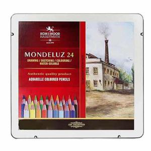 Kredki akwarelowe Koh-I-Noor Mondeluz DRAWING LANDSCAPE- 24 kolory w metalowej kasecie