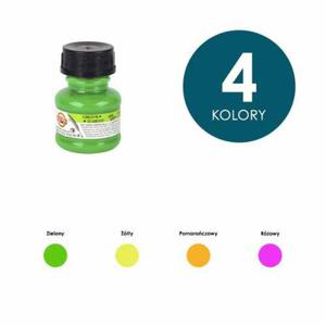 Tusz krelarski fluorescencyjny Koh-I-Noor 20 g - rne kolory - 2824733996