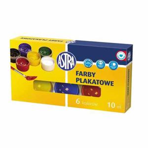 Farby plakatowe Astra - 6x10ml