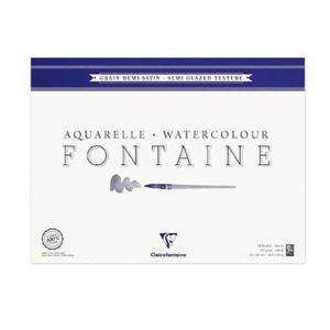 Blok do akwareli FONTAINE Clairefontaine - Demi Satine - 300g, 25ark, 42x56cm - 2824729341