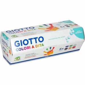 Farby do malowania palcami GIOTTO - 6x100ml - 2869706284