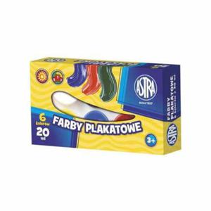 Farby plakatowe Astra - 6x20ml - 2824729391