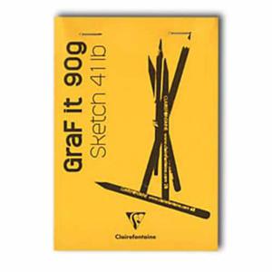 Szkicownik Clairefontaine GRAF IT SKETCH - 90g, 80k, A4 - 2863149388