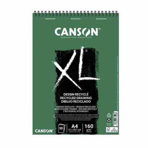 Blok rysunkowy Canson XL Recycled - 160g, 50ark, A4, na spirali - 2848027865