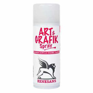 Werniks, lakier uniwersalny akrylowy Renesans Art&Grafik w spray'u - 400ml, byszczcy - 2854891067
