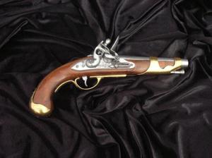 FRANCUSKI KAWALERYJSKI CZARNOPROCHOWY PISTOLET SKAKOWY 1800r. (1011) - 2822870079