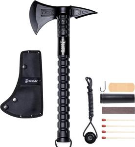 Prof toporek Tomahawk taktyczny Us Marines z zestawem survivalowym 6w1 38cm M-X001 - 2859657627