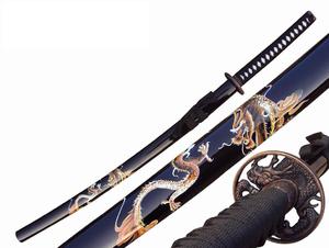 SAMURAJSKI MIECZ KATANA Z POCHW 4KM80-405BK - 2859659608