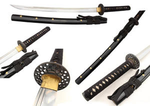 PROF JAPOSKI MIECZ WAKIZASHI KRTSZA KATANA TRENINGOWY STAL 1060 JOTS026W - 2878578171