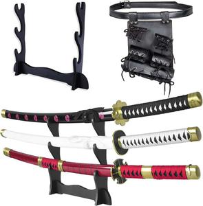 Roronoa Zoro Drewniany Miecz Katana 105cm Katany Japoskie Anime Cosplay miecz - Kitetsu/Shisui/Wado Ichimonji - 3 czciowy zestaw PLUS TOJAK I PAS JT10000 - 2878578357