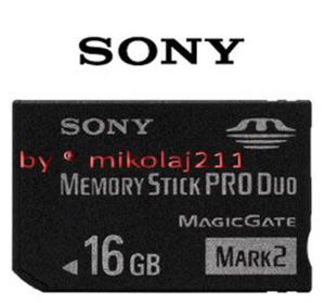 Sony 16GB MEMORY STICK PRO DUO Mark2 MS Card 16 gb PSP - 16GB MEMORY STICK - 2827267028