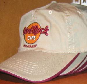 Hard Rock Cafe WARSAW BASEBALL CAP Khaki Tan Hat NEW - WARSAW CAP Khaki - 2827267031