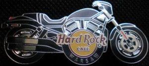 Hard Rock Cafe WARSAW '08 Black Bike LE PIN 250 - 2827267128