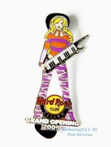 Hard Rock Cafe KRAKOW '09 Grand Opening Girl #2 Pin LE 500 - 2827267154