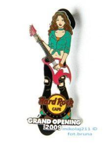 Hard Rock Cafe KRAKOW '09 Grand Opening Girl #3 Pin LE 500 - 2827267155