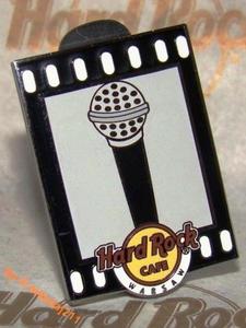 Hard Rock Cafe WARSAW 2011 Microphones Series Pin - 2827267227