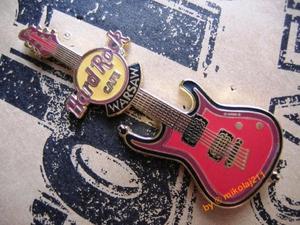 Hard Rock Cafe WARSAW - 2007 - Core Guitar red #1 Pin - 2827267228