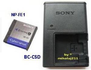 SONY adowarka BC-CSD + Bateria NP-FE1 - 2827267244