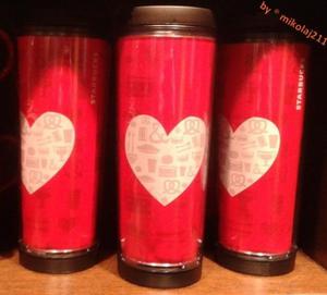 Starbucks CREATE YOUR OWN TUMBLER Valentins Kubek Termiczny Mug 12 oz. 355L - 2827267291