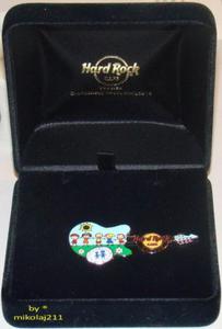 Hard Rock Cafe WARSAW 2013 Nobody's Children Foundation Guitar Silver Pin LE 10 - 2827267298