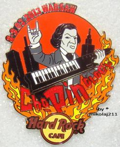 Hard Rock Cafe WARSAW 2013 Event ChoPINoLogy Logo Pin LE 200 - 2827267299