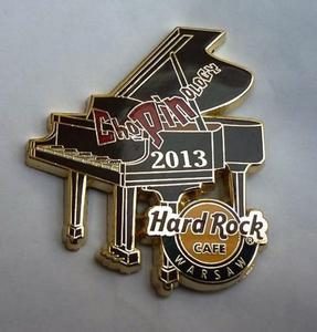 Hard Rock Cafe WARSAW 2013 Event ChoPINoLogy Piano Pin LE 100 - 2827267300