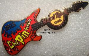 Hard Rock Cafe WARSAW 2013 Event ChoPINoLogy Guitar Pin LE 150 - 2827267301