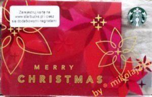 Starbucks POLAND Warsaw 2014 Gift Card Merry Christmas Prepaid UN-USED Register Your Card - 2827267329