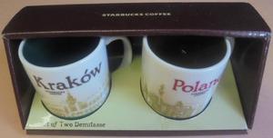 Starbucks CityMug Krakow Poland 2012 CITY MINI CUP SET - KRAKOW POLAND - 2837286459