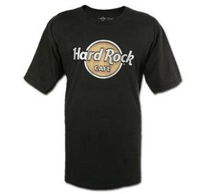 Hard Rock Cafe WARSAW T-Shirt Wood Panel Tee Black - T-Shirt Classic Black - 2827267014