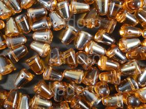 Gumdrop Beads Topaz Clarit 10x7 mm - 10 sztuk - 2833604488