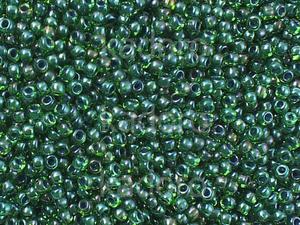 TOHO Round 11o-249 Inside-Color Peridot - Emerald Lined - 10 g - 2872162362