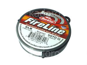 Nici BeadSmith FireLine 6LB Crystal - szpulka - 2877944947