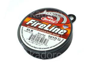 Nici BeadSmith FireLine 6LB Smoke - szpulka - 2877944948